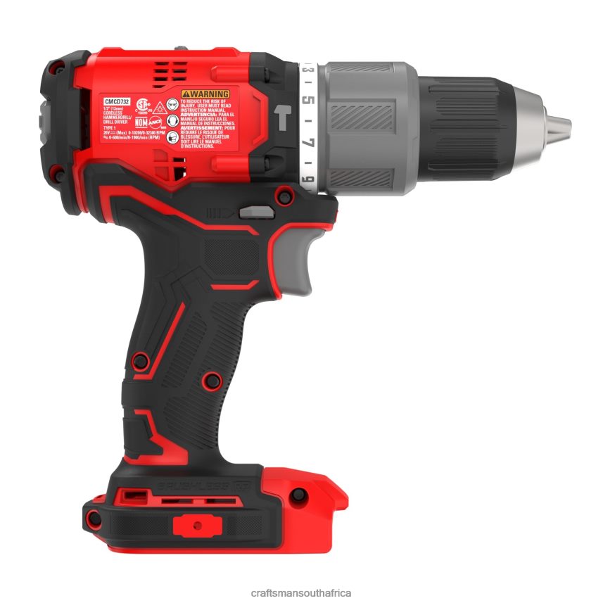 NXT28F107 V20 RP 1/2-in 20-volt Max-Amp Variable Speed Brushless Cordless Hammer Drill(Bare Tool) Power Tools CRAFTSMAN - Image 12