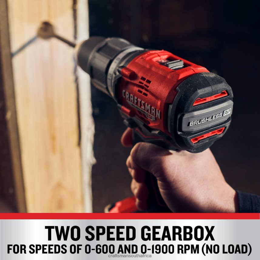 NXT28F107 V20 RP 1/2-in 20-volt Max-Amp Variable Speed Brushless Cordless Hammer Drill(Bare Tool) Power Tools CRAFTSMAN - Image 7