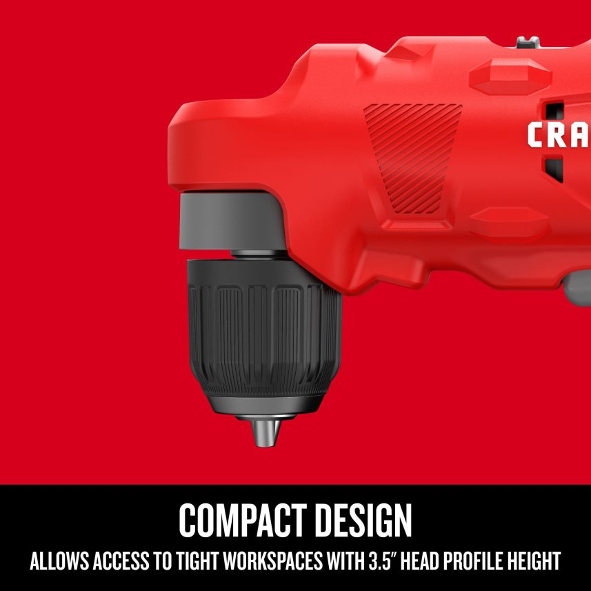 NXT28F113 V20 20-volt 3/8-in Right Angle Cordless Drill Power Tools CRAFTSMAN - Image 3