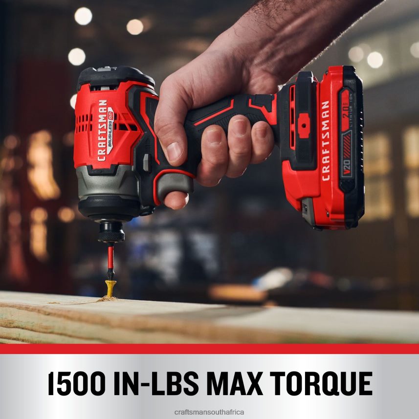 NXT28F114 V20 RP 20-volt Max 1/4-in Brushless Cordless Impact Driver Power Tools CRAFTSMAN - Image 6