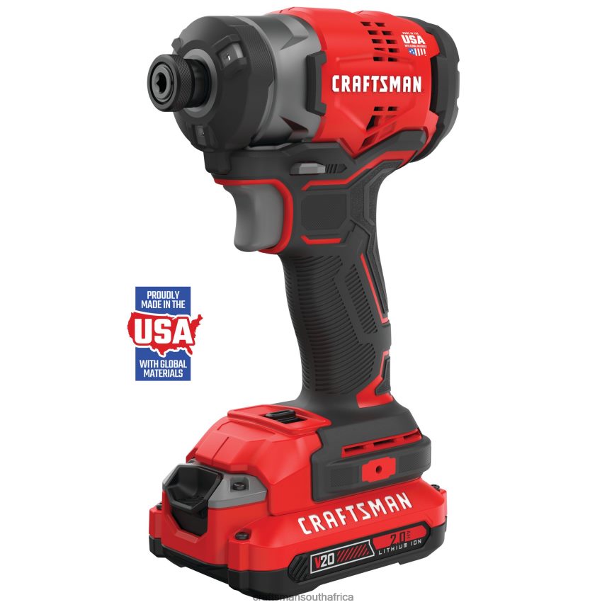 nxt28f138_v20_20_volt_max_brushless_cordless_impact_driver_2_batteries_included_charger_included_and_soft_bag_included_power_tools_craftsman.jpg NXT28F138 V20 20-volt Max Brushless Cordless Impact Driver (2-Batteries Included, Charger Included and Soft Bag included) Power Tools CRAFTSMAN - Image 1