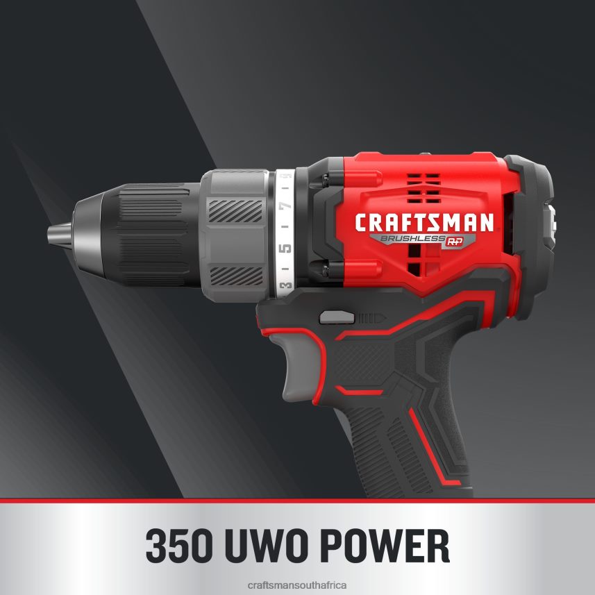 NXT28F13 V20 RP 20-volt Max 1/2-in Brushless Cordless Drill (2-Batteries Included, Charger Included and Soft Bag included) Power Tools CRAFTSMAN - Image 5