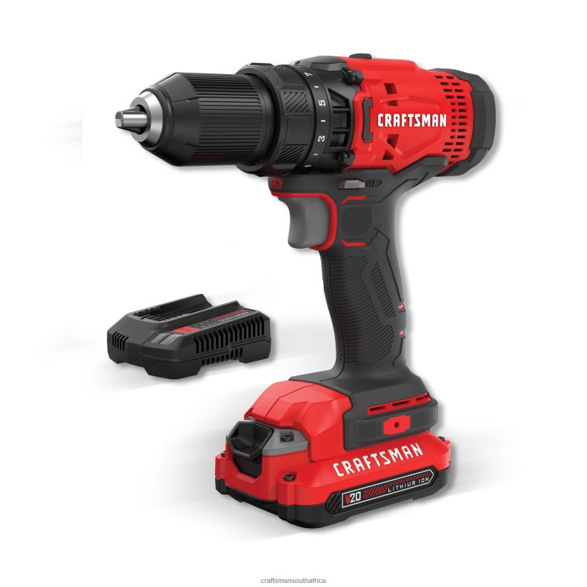 nxt28f148_v20_20_volt_max_1_2_in_cordless_drill_1_battery_included_charger_included_power_tools_craftsman.jpg NXT28F148 V20 20-volt Max 1/2-in Cordless Drill (1-Battery Included, Charger Included) Power Tools CRAFTSMAN - Image 1