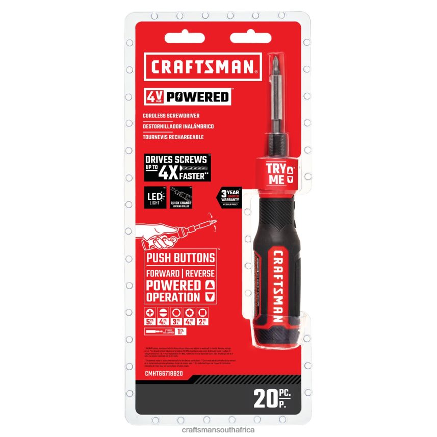 NXT28F151 4-Volt Max 1/4-in Cordless Screwdriver (1-Battery Included and Charger Included) Power Tools CRAFTSMAN - Image 3