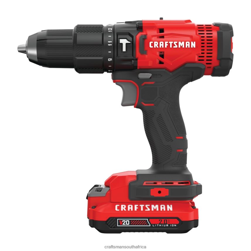 NXT28F160 1/2-in 20-volt Max-Amp Variable Speed Cordless Hammer Drill (1-Battery Included) Power Tools CRAFTSMAN - Image 2