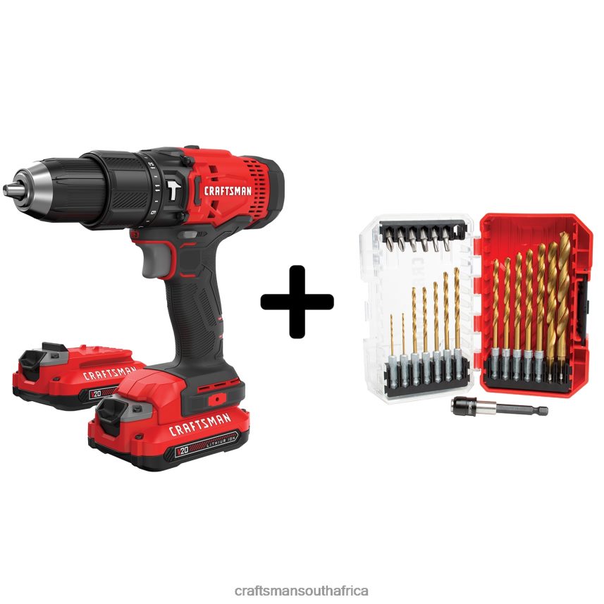 nxt28f165_v20_1_2_in_20_volt_max_amp_variable_speed_cordless_hammer_drill_2_batteries_included_power_tools_craftsman.jpg NXT28F165 V20 1/2-in 20-volt Max-Amp Variable Speed Cordless Hammer Drill (2-Batteries Included) Power Tools CRAFTSMAN - Image 1