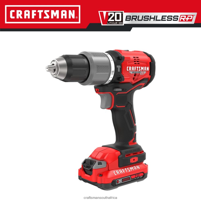 NXT28F171 V20 RP 1/2-in 20-volt Max-Amp Variable Speed Brushless Hybrid Cordless Hammer Drill (2-Batteries Included) Power Tools CRAFTSMAN - Image 1