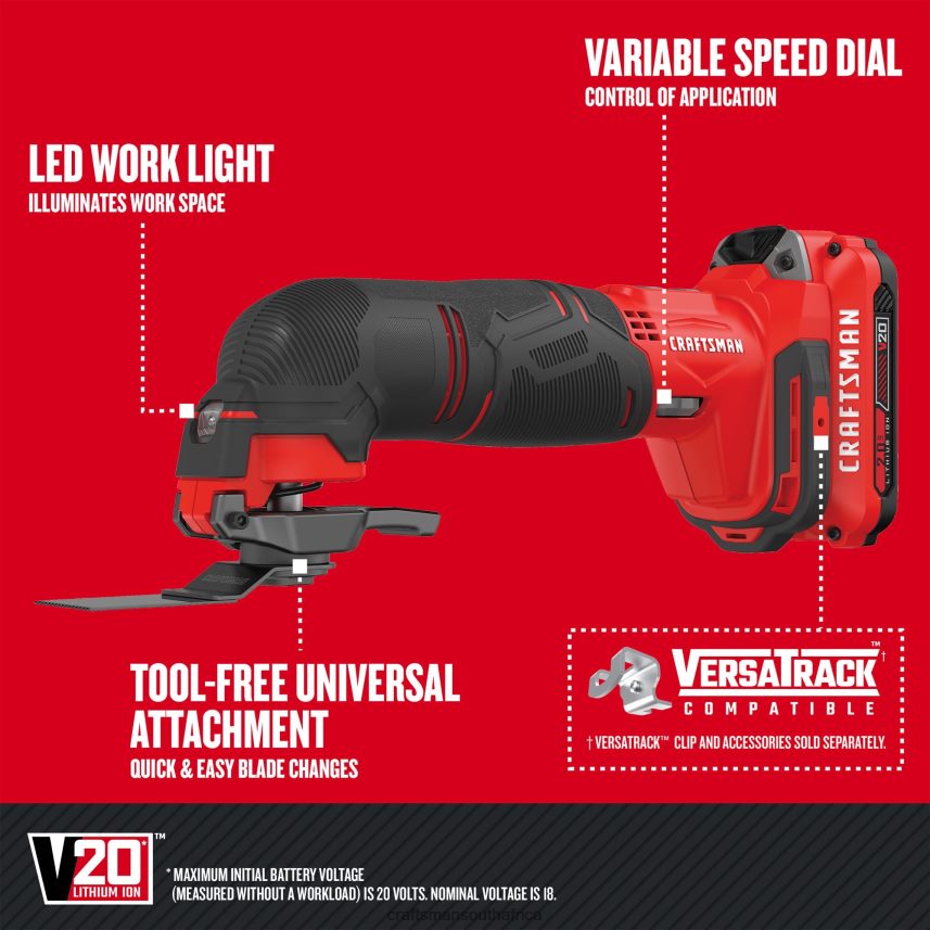 NXT28F1 6-Tool Power Tool Combo Kit with Soft Case (2-Batteries Included and Charger Included) Power Tools CRAFTSMAN - Image 6