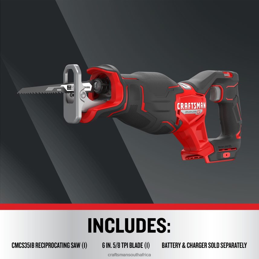 NXT28F21 V20 RP 20-volt Max Variable Speed Brushless Cordless Reciprocating Saw (Bare Tool) Power Tools CRAFTSMAN - Image 10