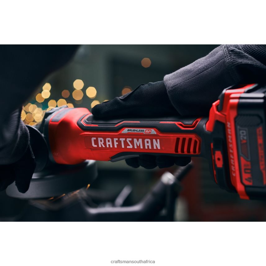 NXT28F26 V20 RP 4.5-in 20-volt Max Paddle Switch Brushless Cordless Angle Grinder (Tool Only) Power Tools CRAFTSMAN - Image 3