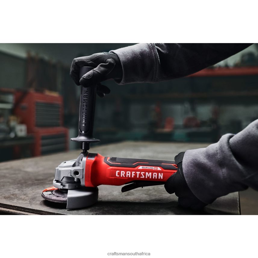 NXT28F26 V20 RP 4.5-in 20-volt Max Paddle Switch Brushless Cordless Angle Grinder (Tool Only) Power Tools CRAFTSMAN - Image 6