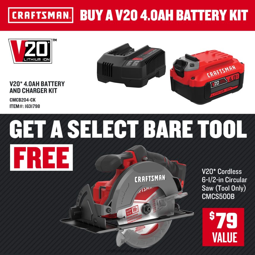 nxt28f28_v20_20_volt_max_6_1_2_in_cordless_compact_circular_saw_bare_tool_power_tools_craftsman.jpg NXT28F28 V20 20-volt Max 6-1/2-in Cordless Compact Circular Saw (Bare Tool) Power Tools CRAFTSMAN - Image 1
