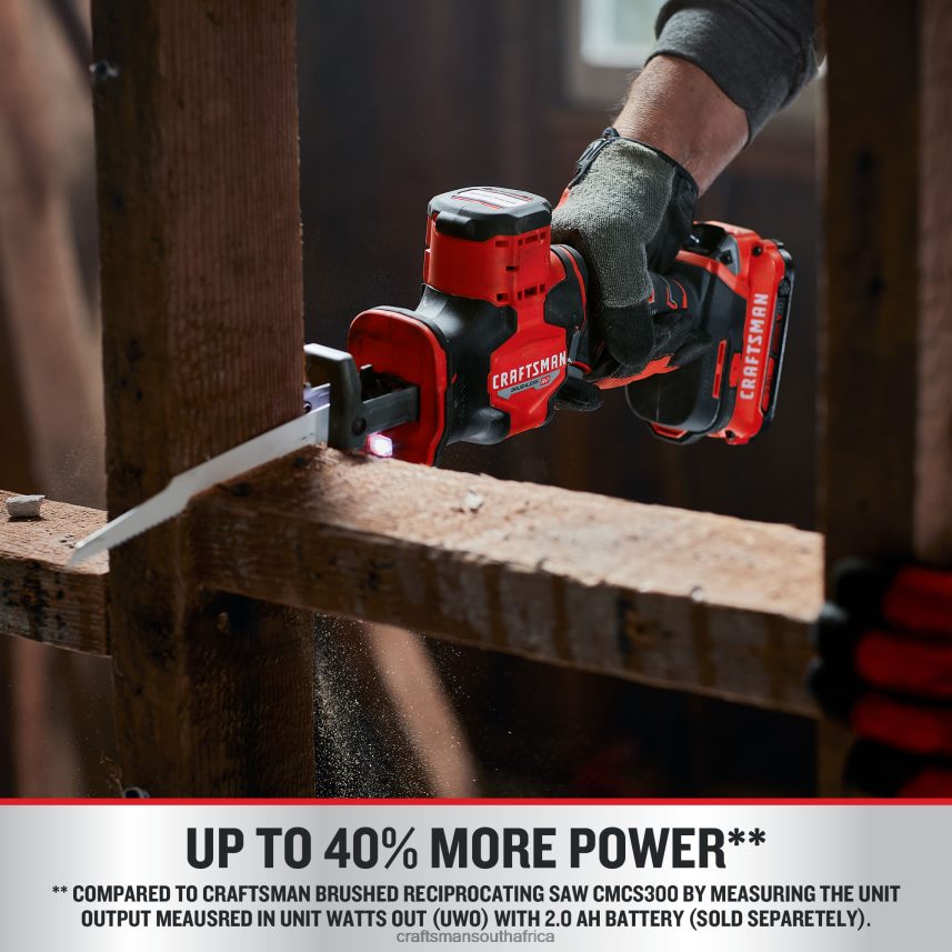 NXT28F34 V20 RP 20-volt Max Variable Speed Brushless Cordless Reciprocating Saw (Bare Tool) Power Tools CRAFTSMAN - Image 5
