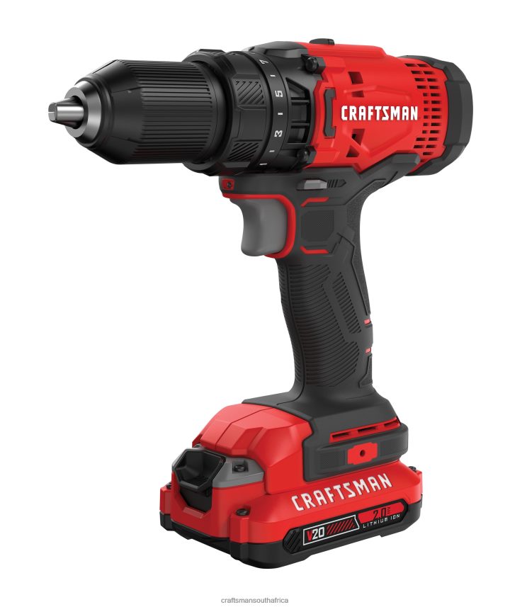 nxt28f39_v20_20_volt_max_1_2_in_cordless_drill_1_battery_included_charger_included_power_tools_craftsman.jpg NXT28F39 V20 20-volt Max 1/2-in Cordless Drill (1-Battery Included, Charger Included) Power Tools CRAFTSMAN - Image 1
