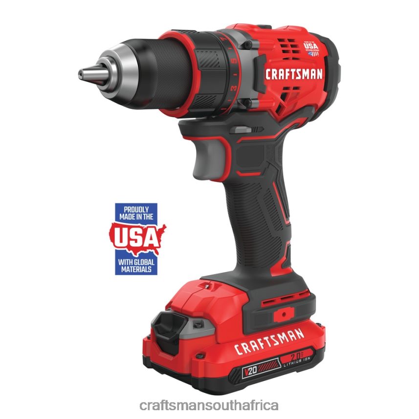 nxt28f40_v20_20_volt_1_2_in_brushless_cordless_drill_2_batteries_included_charger_included_and_soft_bag_included_power_tools_craftsman.jpg NXT28F40 V20 20-volt 1/2-in Brushless Cordless Drill (2-Batteries Included, Charger Included and Soft Bag included) Power Tools CRAFTSMAN - Image 1
