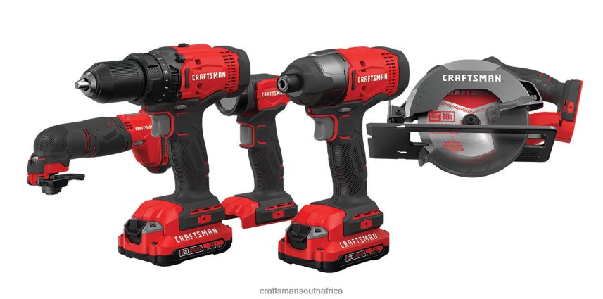 NXT28F43 V20 5-Tool Power Tool Combo Kit with Soft Case (2-Batteries Included and Charger Included) Power Tools CRAFTSMAN - Image 1