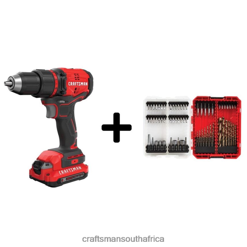 nxt28f49_v20_20_volt_max_1_2_in_brushless_cordless_drill_1_battery_included_charger_included_and_soft_bag_included_power_tools_craftsman.jpg NXT28F49 V20 20-volt Max 1/2-in Brushless Cordless Drill (1-Battery Included, Charger Included and Soft Bag included) Power Tools CRAFTSMAN - Image 1