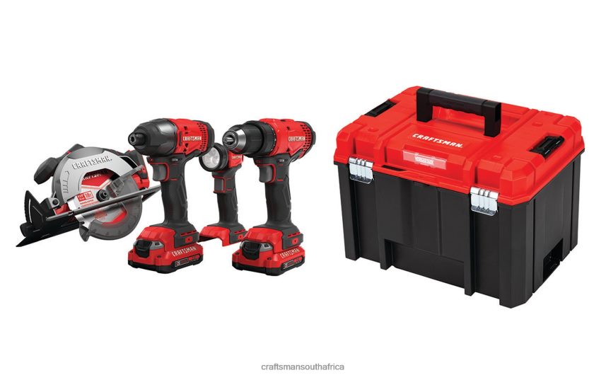 nxt28f58_v20_4_tool_power_tool_combo_kit_with_hard_case_2_batteries_included_and_charger_included_power_tools_craftsman.jpg NXT28F58 V20 4-Tool Power Tool Combo Kit with Hard Case (2-Batteries Included and Charger Included) Power Tools CRAFTSMAN - Image 1