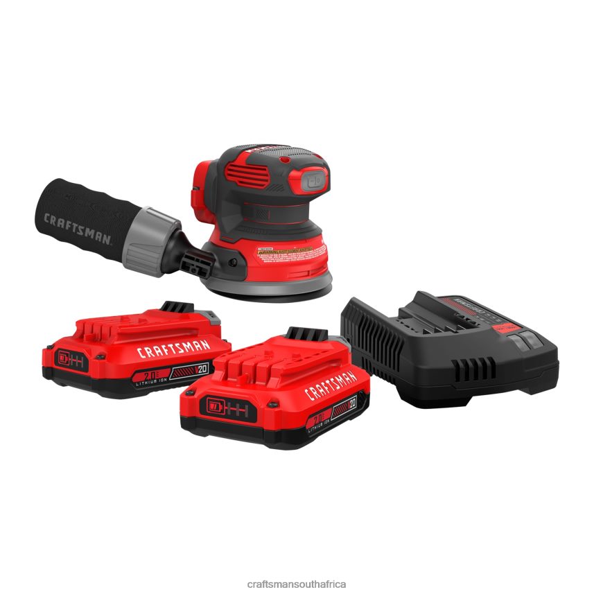 nxt28f72_v20_20_volt_cordless_random_orbital_sander_with_dust_management_v20_20_volt_max_2_pack_2_amp_hour_lithium_power_tool_battery_kit_charger_included_power_tools_craftsman.jpg NXT28F72 V20 20-Volt Cordless Random Orbital Sander with Dust Management & V20 20-Volt Max 2-Pack 2 Amp-Hour Lithium Power Tool Battery Kit (Charger Included) Power Tools CRAFTSMAN - Image 1