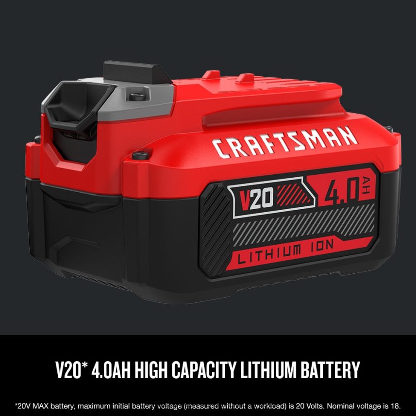 NXT28F73 V20 20-Volt Max 7-1/4-in Brushless Cordless Circular Saw & Power Tool Battery Kit (Included) Power Tools CRAFTSMAN - Image 5