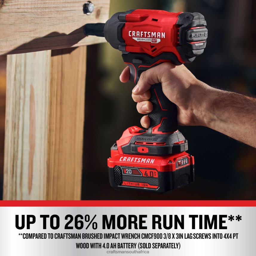 NXT28F7 20-volt Max Variable Speed Brushless 1/2-in Drive Cordless Impact Wrench (Bare Tool) Power Tools CRAFTSMAN - Image 4