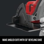 NXT28F28 V20 20-volt Max 6-1/2-in Cordless Compact Circular Saw (Bare Tool) Power Tools CRAFTSMAN - Image 6