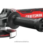 NXT28F37 V20 4.5-in 20-volt Max Paddle Switch Brushless Cordless Angle Grinder (Tool Only) Power Tools CRAFTSMAN