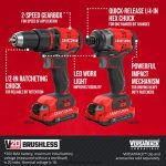 NXT28F60 V20* 2-Tool Brushless Power Tool Combo Kit with Soft Case & 140-Piece Impact Driver Bit Set Power Tools CRAFTSMAN - Image 3